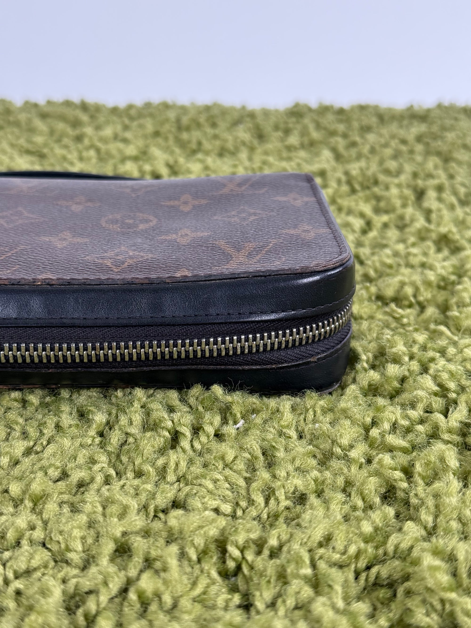 Portafoglio Monogram Macassar Zippy XL Louis Vuitton Monogram Marrone