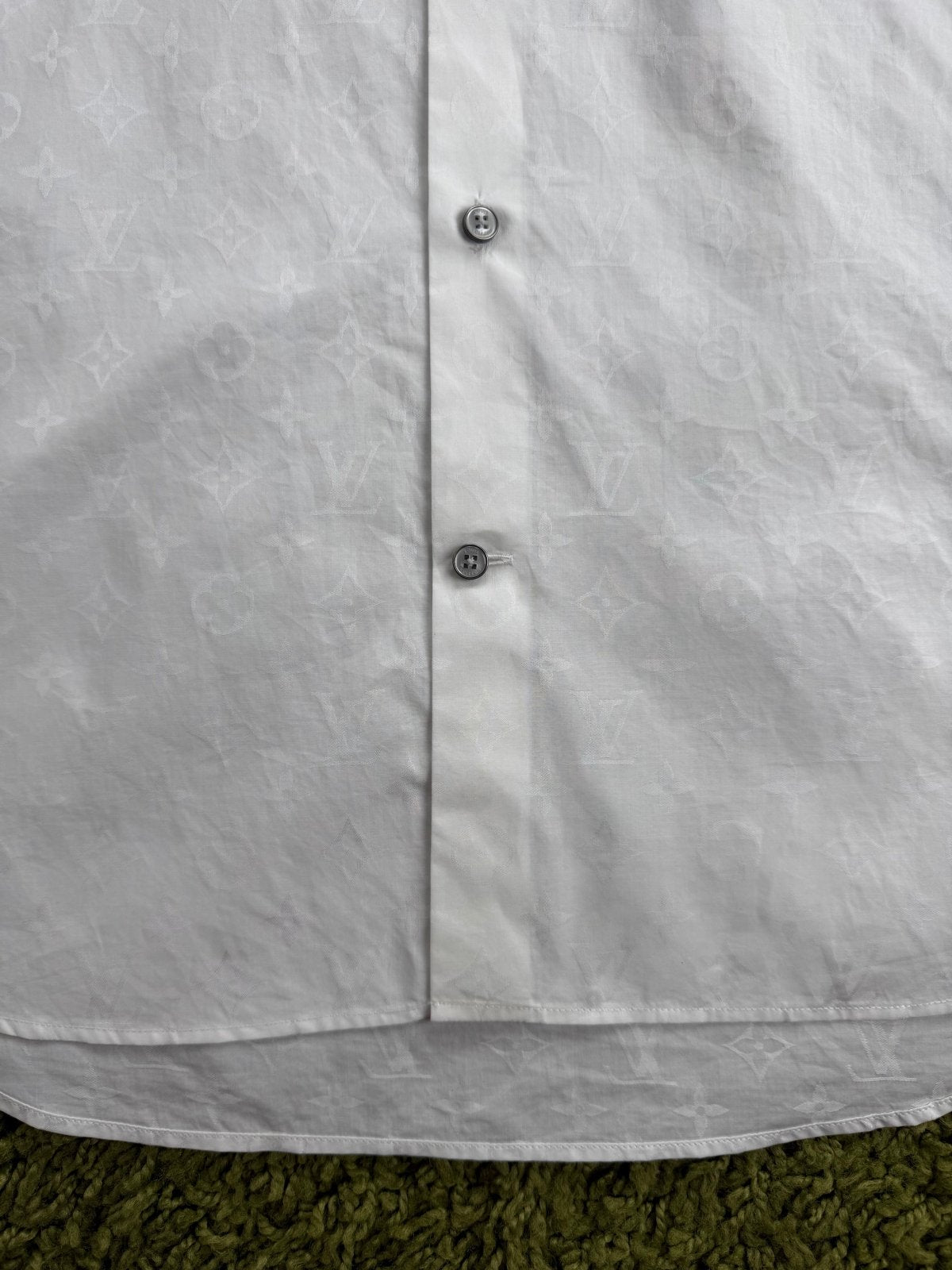 Camicia Louis Vuitton Monogram Bianca 42 - Second Hand Di Fiore