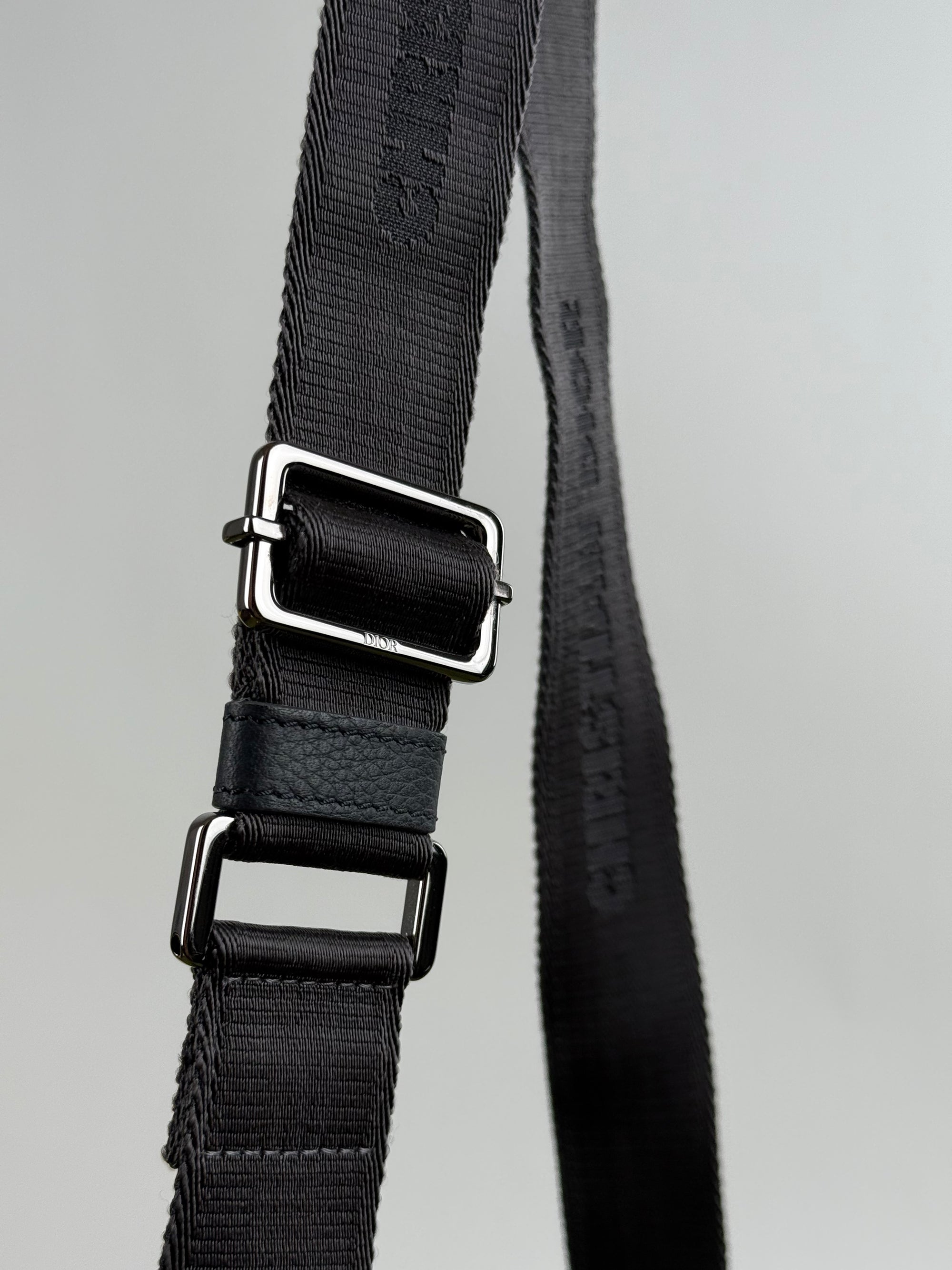 Borsa a tracolla saddle Christian Dior Nero