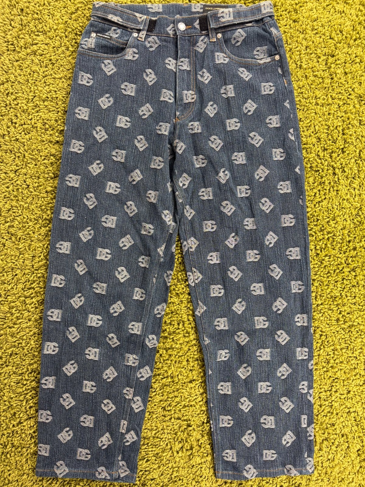 Jeans Dolce e gabbana Size 46 blu e bianco - Second Hand Di Fiore