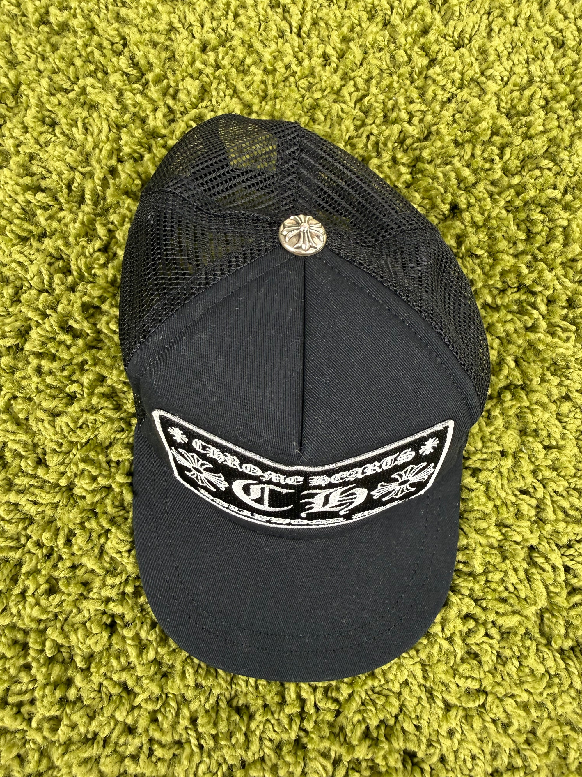 Cappello Chrome Hearts Nero 49-59 Regolabile