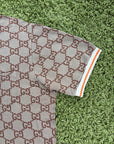 Polo Gucci in jacquard Beige XXL