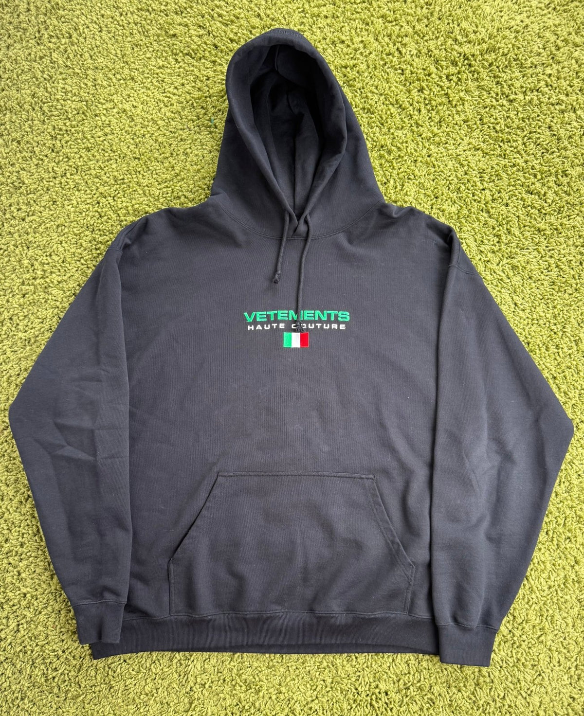 Felpa Vetements Haute Couture Nero M - Second Hand Di Fiore