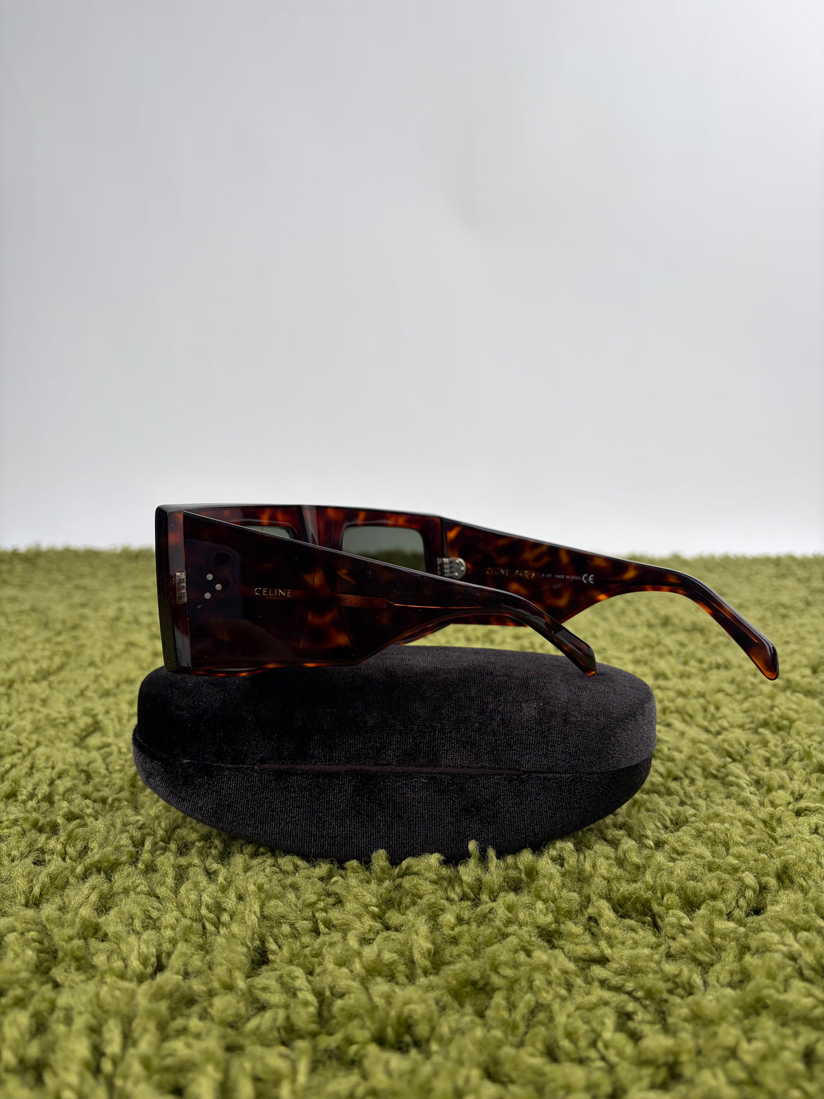 Occhiali da sole Celine in acetato Marrone