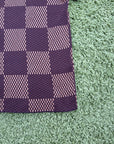 T-Shirt Louis Vuitton con motivi damier Marrone M