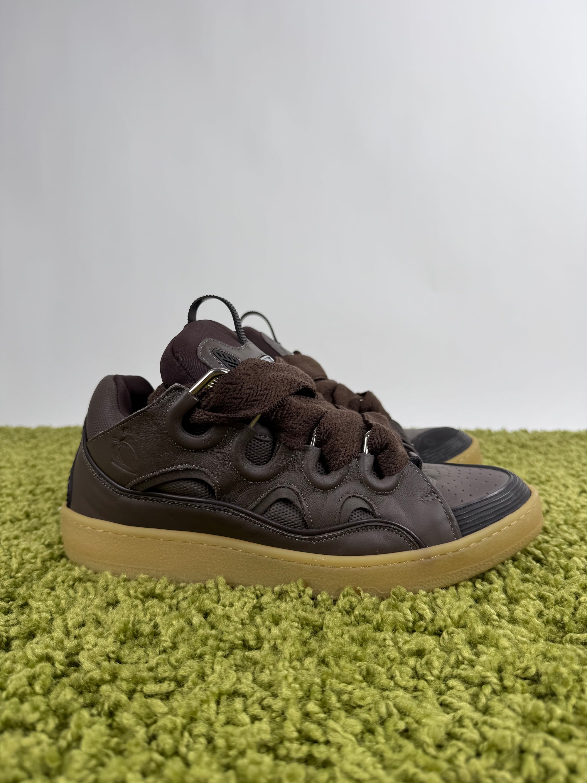 Lanvin Curb Sneaker Marrone 43
