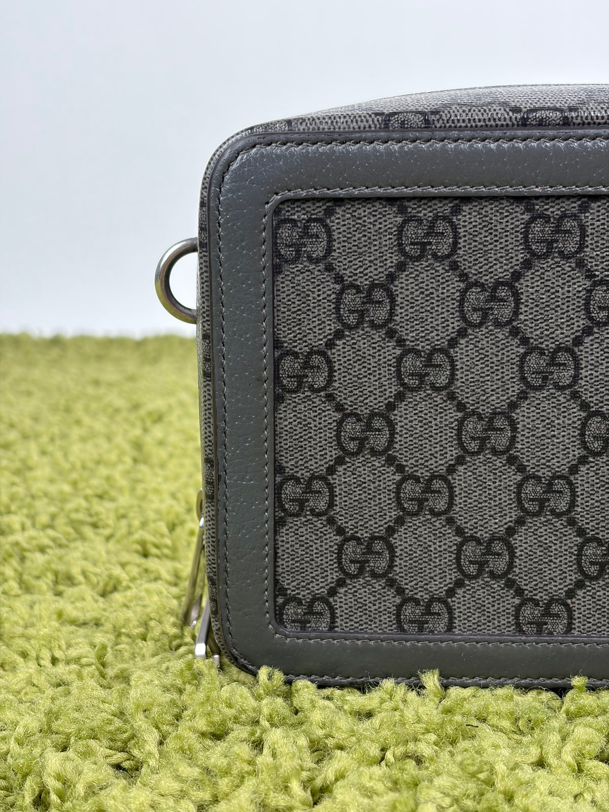 Borsa Gucci Ophidia in Tela GG Verde con tracolla rimovibile