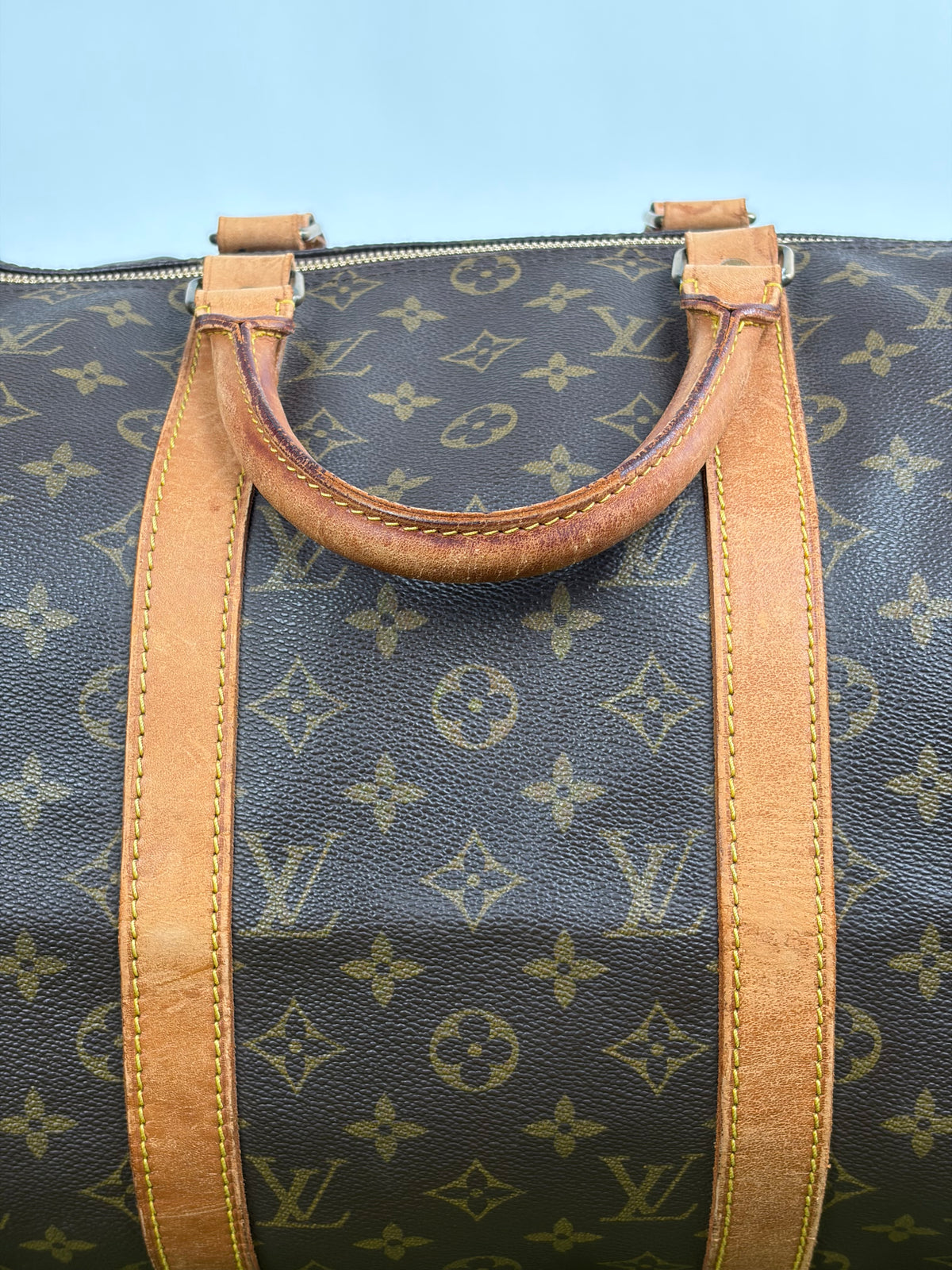 Borsone da viaggio Keepal Louis Vuitton Marrone