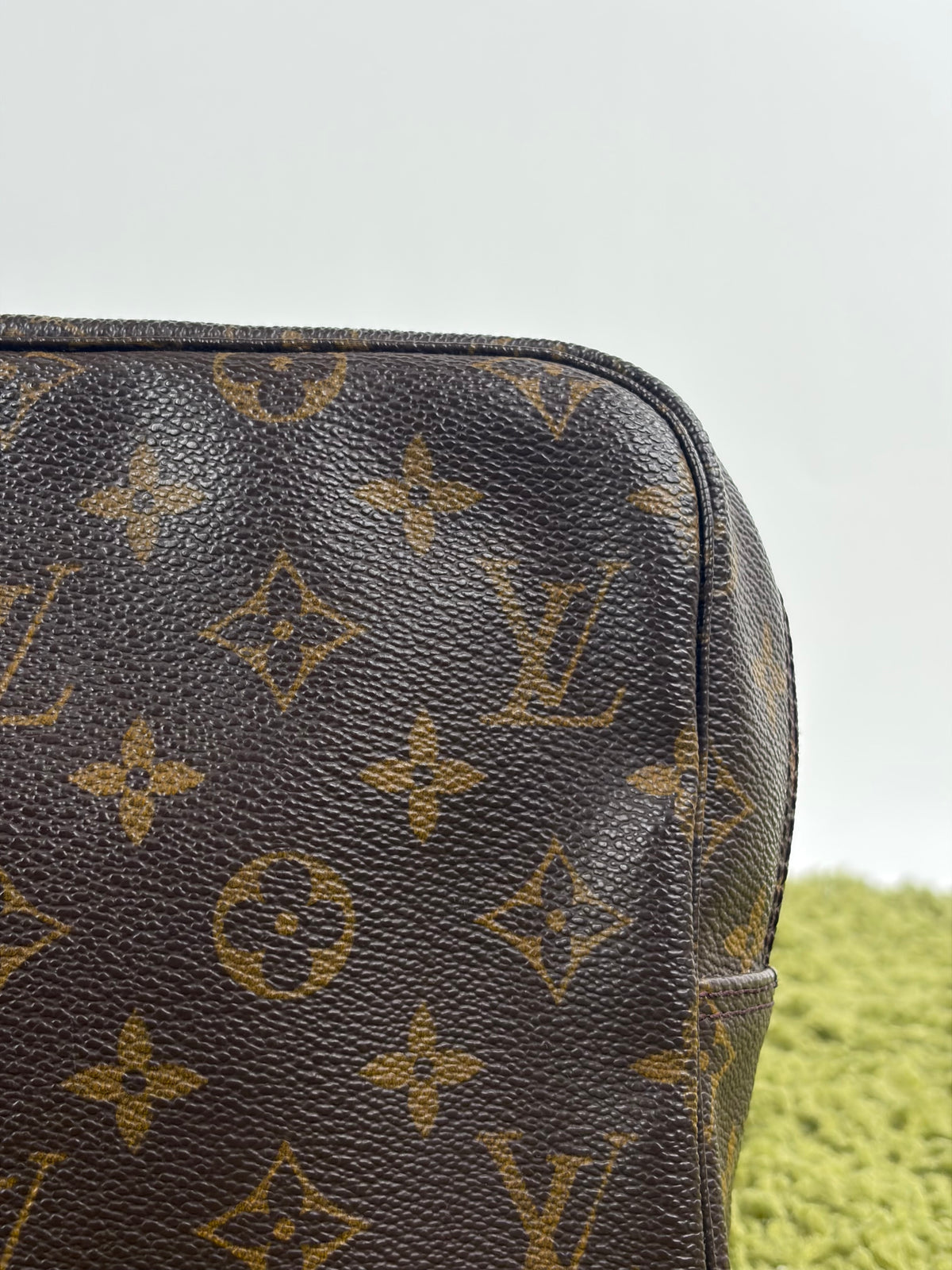 Beauty Case Louis Vuitton Marrone