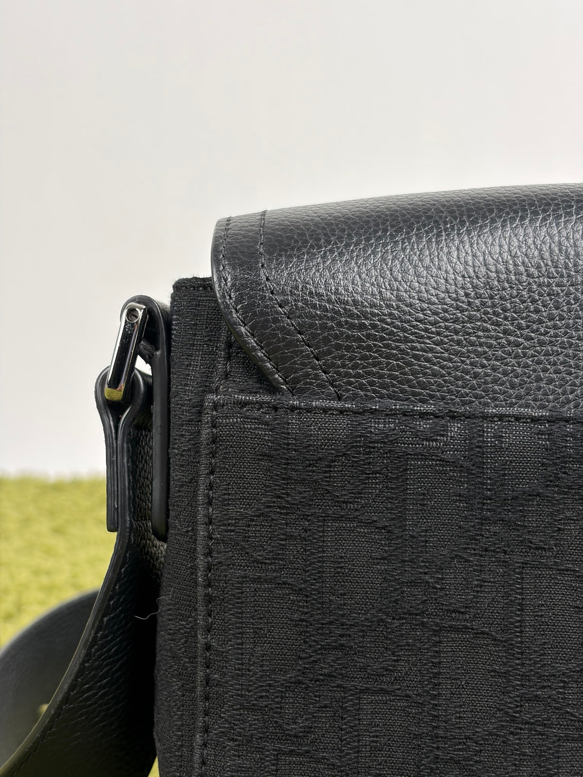 Borsa a tracolla mini saddle Christian Dior Nera