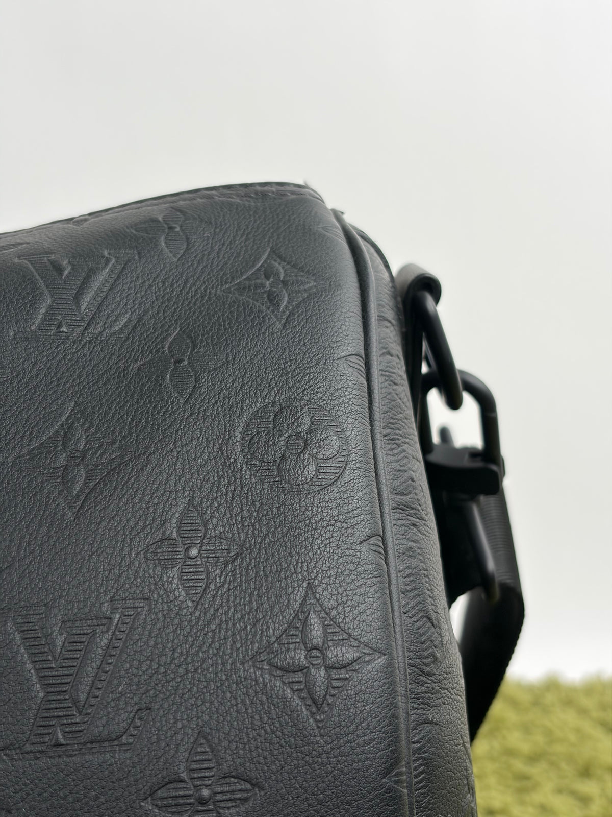 Borsone keepall Louis Vuitton Bandoulière 50 Nera