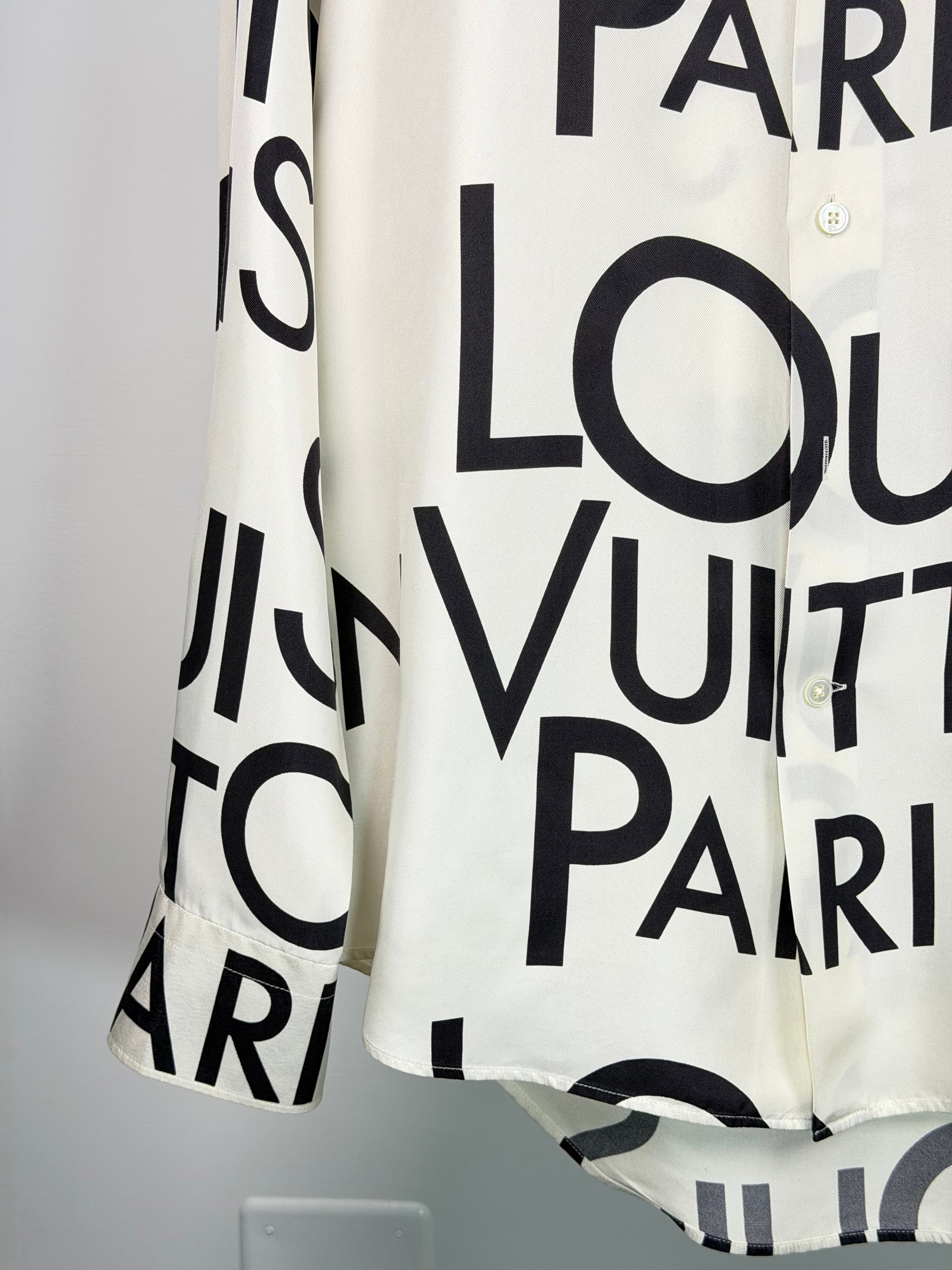 Camicia Louis Vuitton Size M bianca e nera