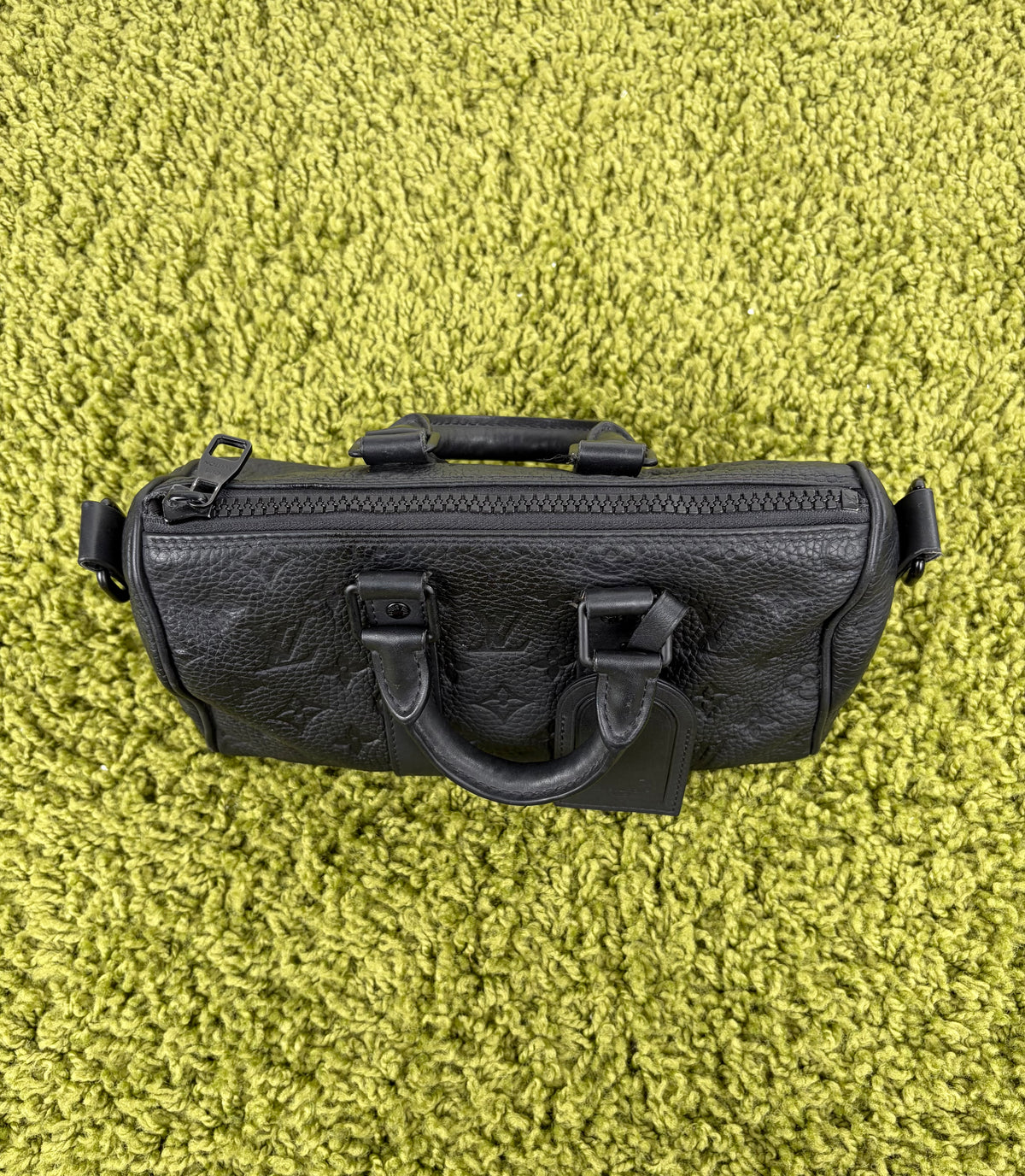 Borsa Keepall Bandoulière 25 Monogram Louis Vuitton Nero