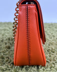 Borsa Ferragamo Gancini Chain Arancione