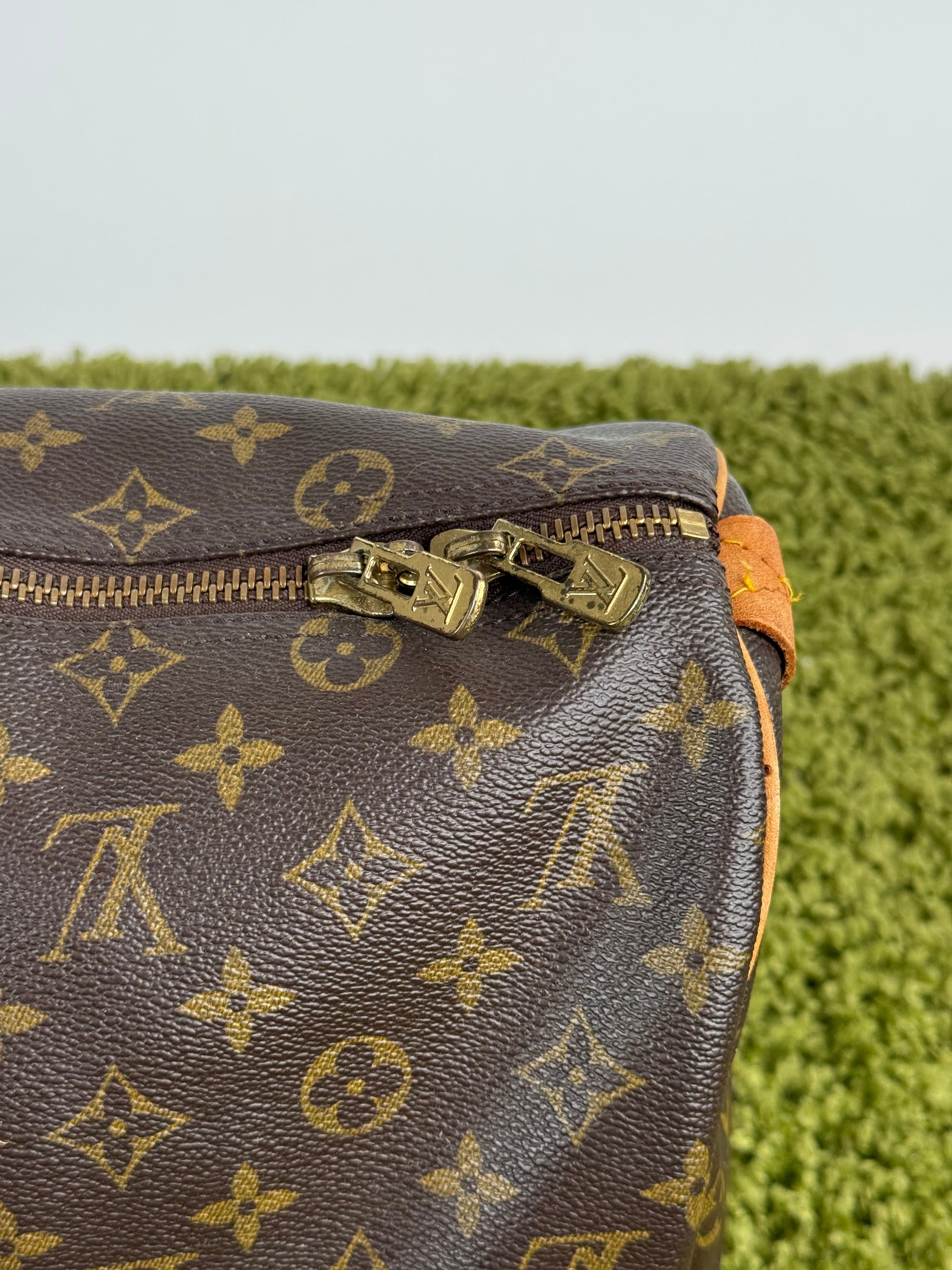 Borsone Keepall Louis Vuitton Marrone Vintage 1998 45