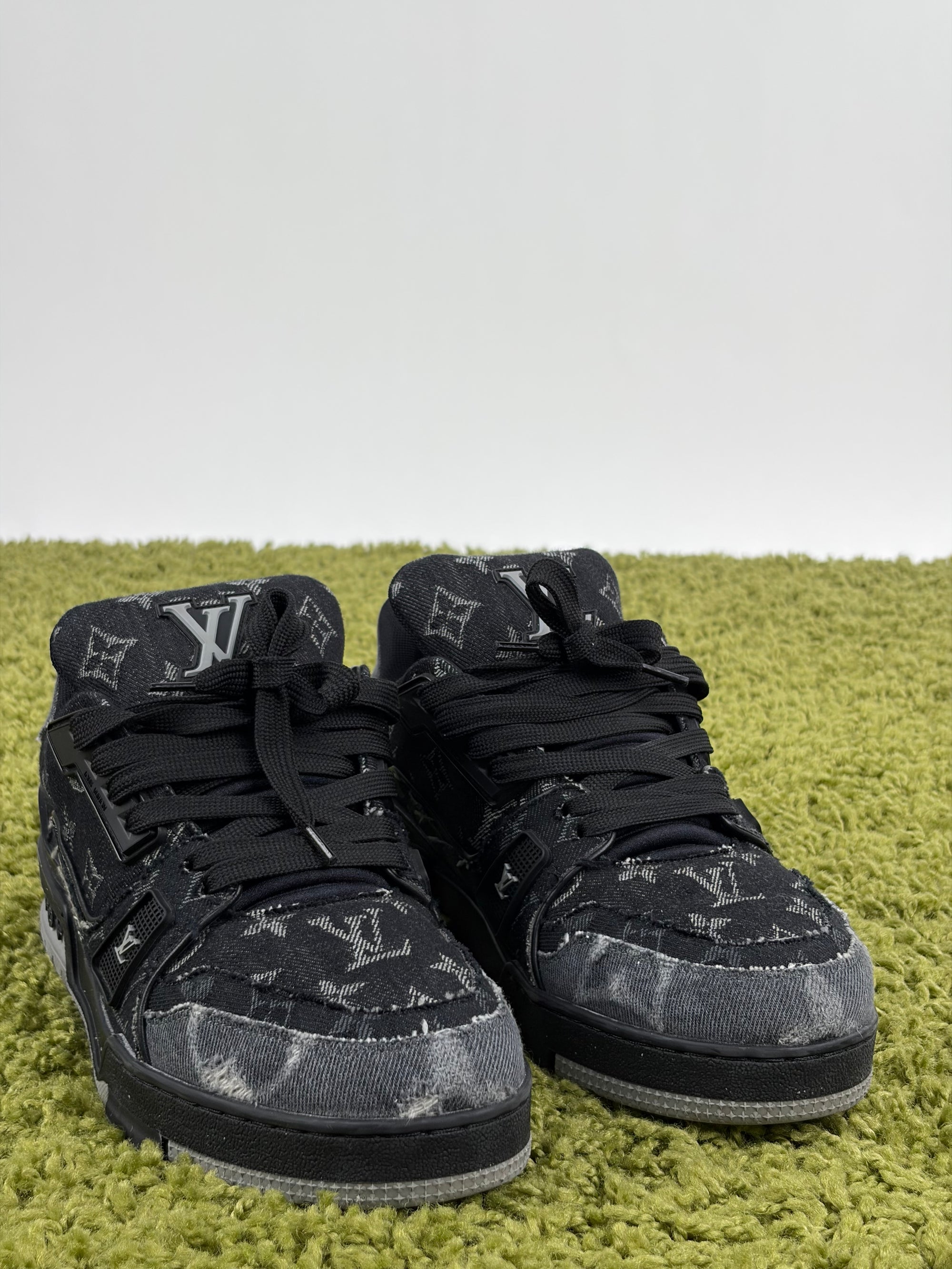 Louis vuitton Trainer Size 6.5=40.5 calza 41.5 nera