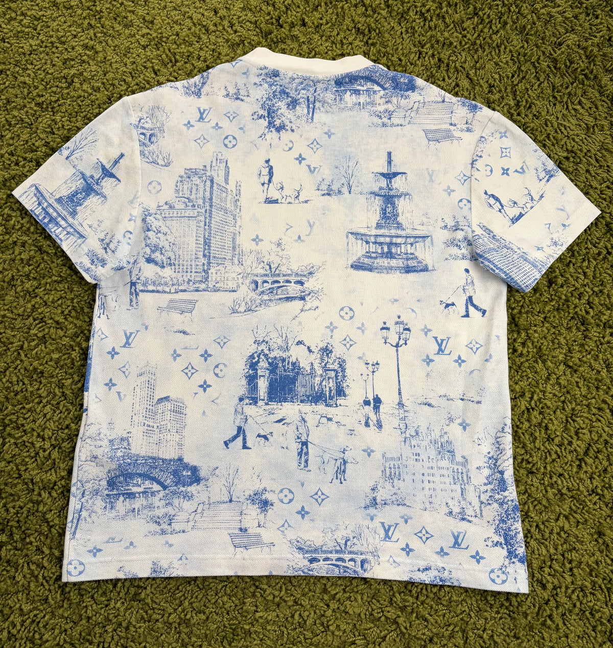 T-Shirt Louis Vuitton Azzurra Multicolor S
