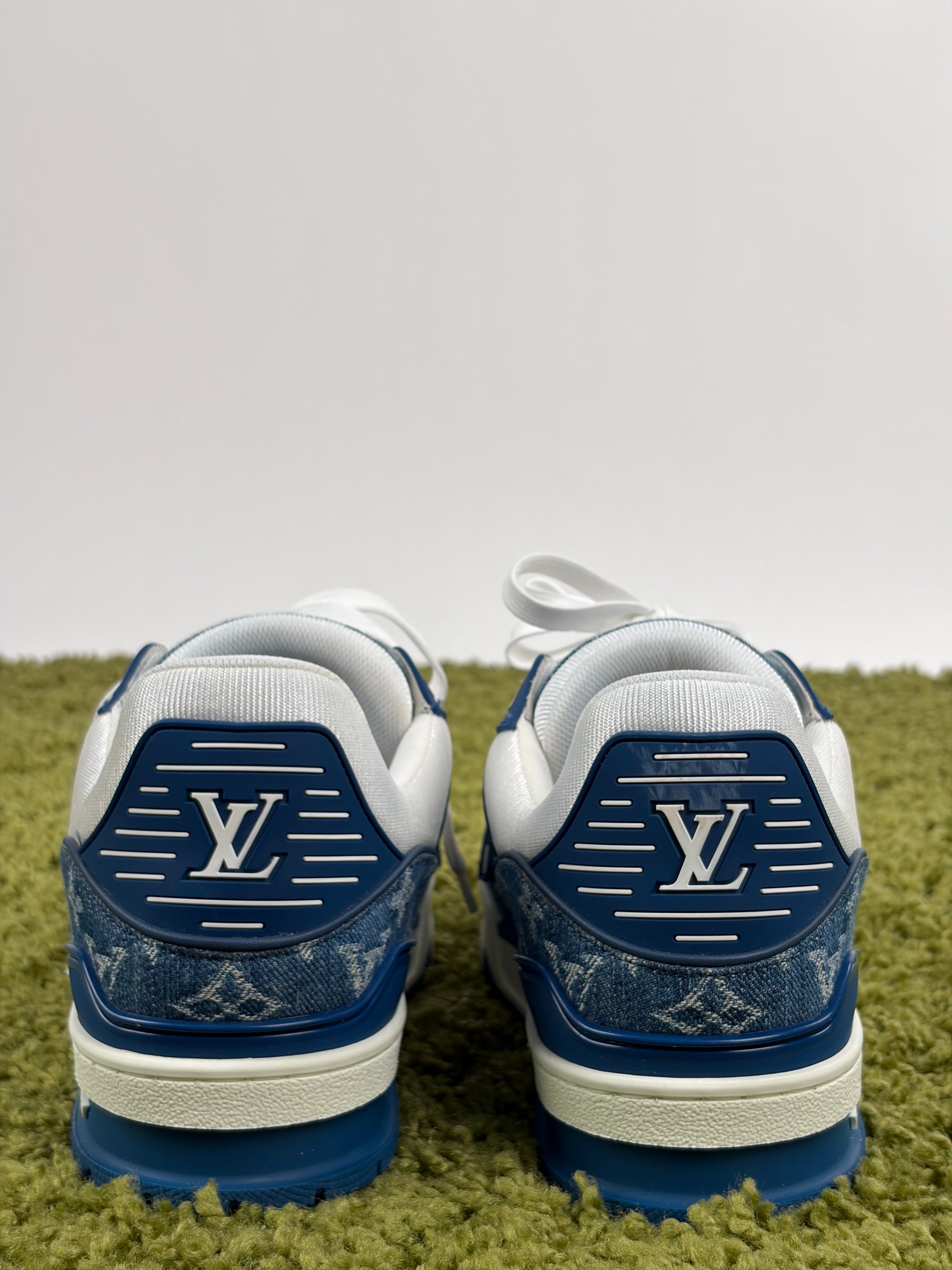 Louis vuitton trainer Size 8=42 calza 43 blu e bianca