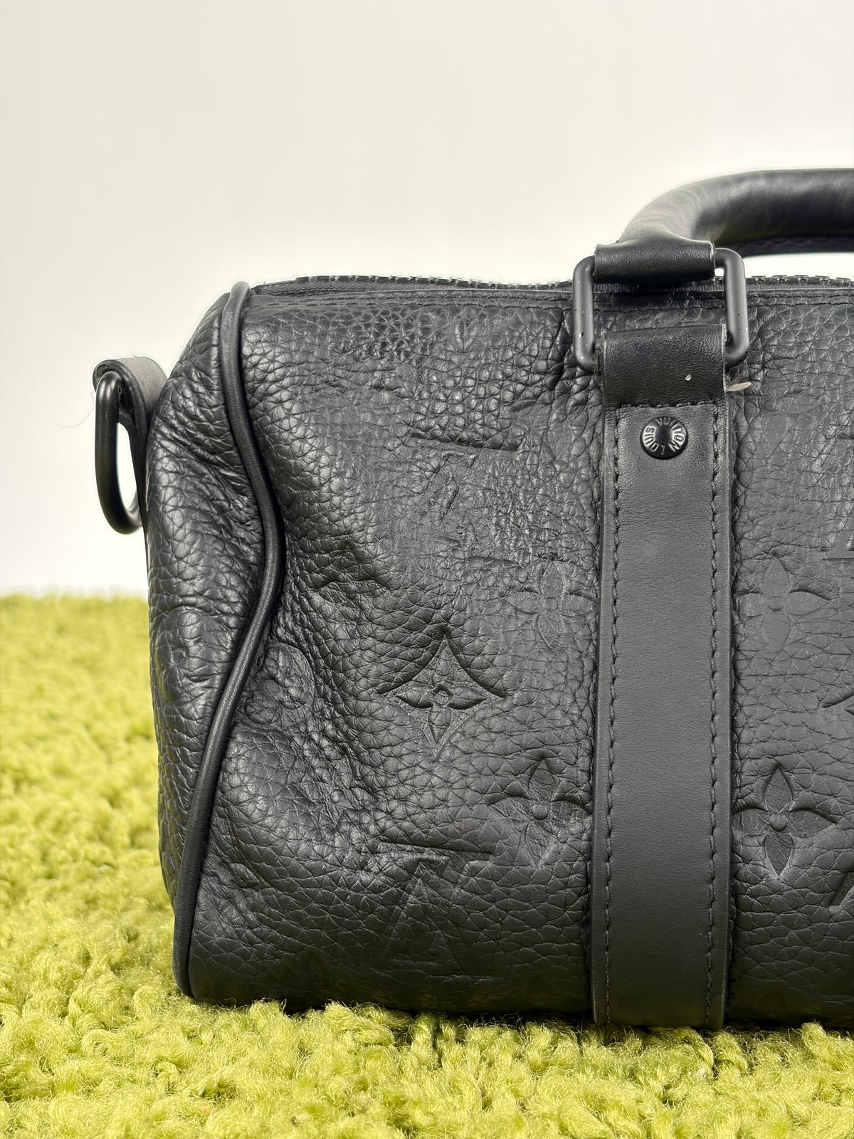 Borsa Keepall Bandoulière 25 Monogram Louis Vuitton Nero