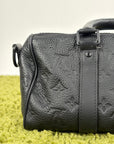 Borsa Keepall Bandoulière 25 Monogram Louis Vuitton Nero