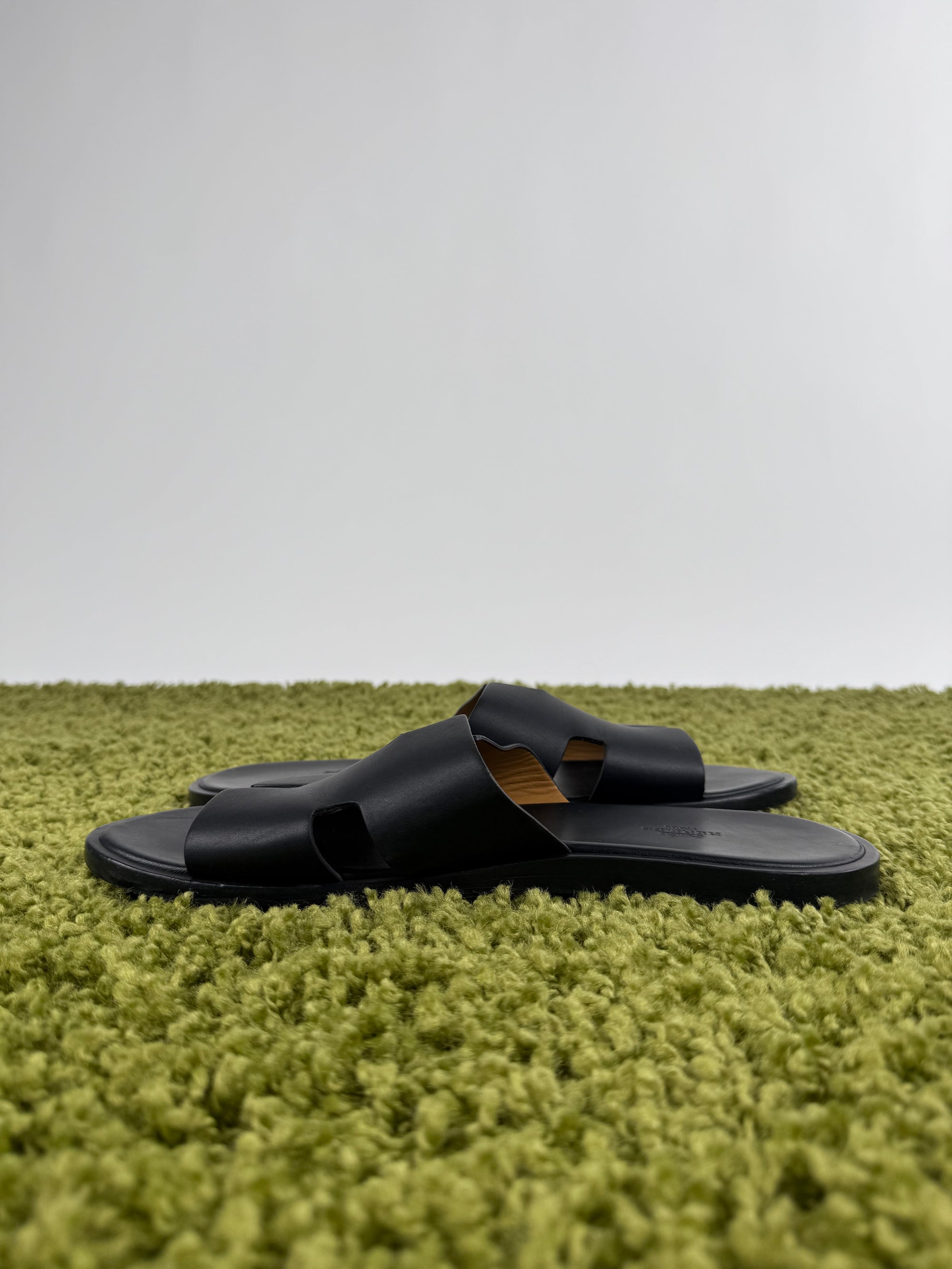 Ciabatta Hermès nera 44