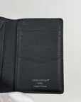 PortaCarte Organizer Tascabile In Damouflage Louis Vuitton Nero