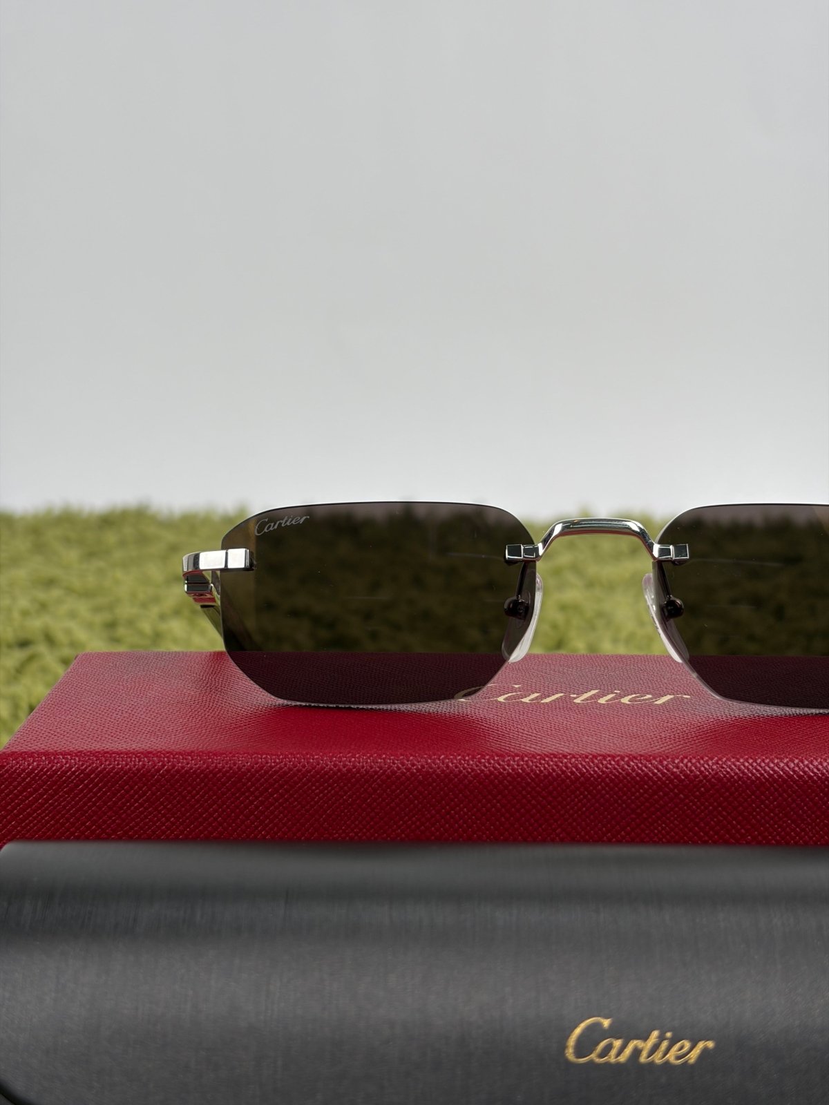 Occhiali da sole Cartier Decor C Rosso - Second Hand Di Fiore