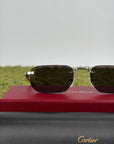 Occhiali da sole Cartier Decor C Rosso