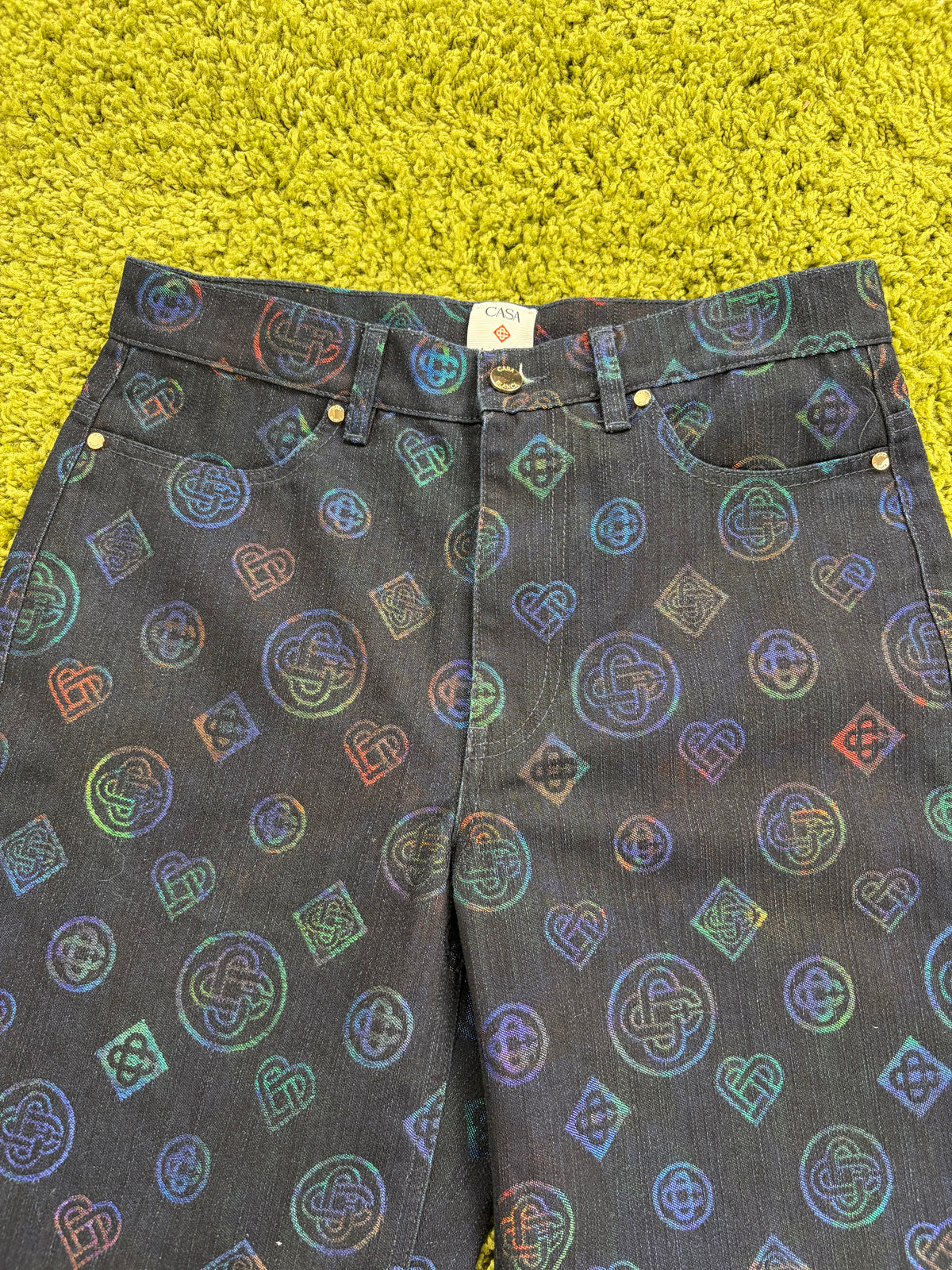 Jeans Casablanca Heatmap Monogram In Denim Multicolor 30