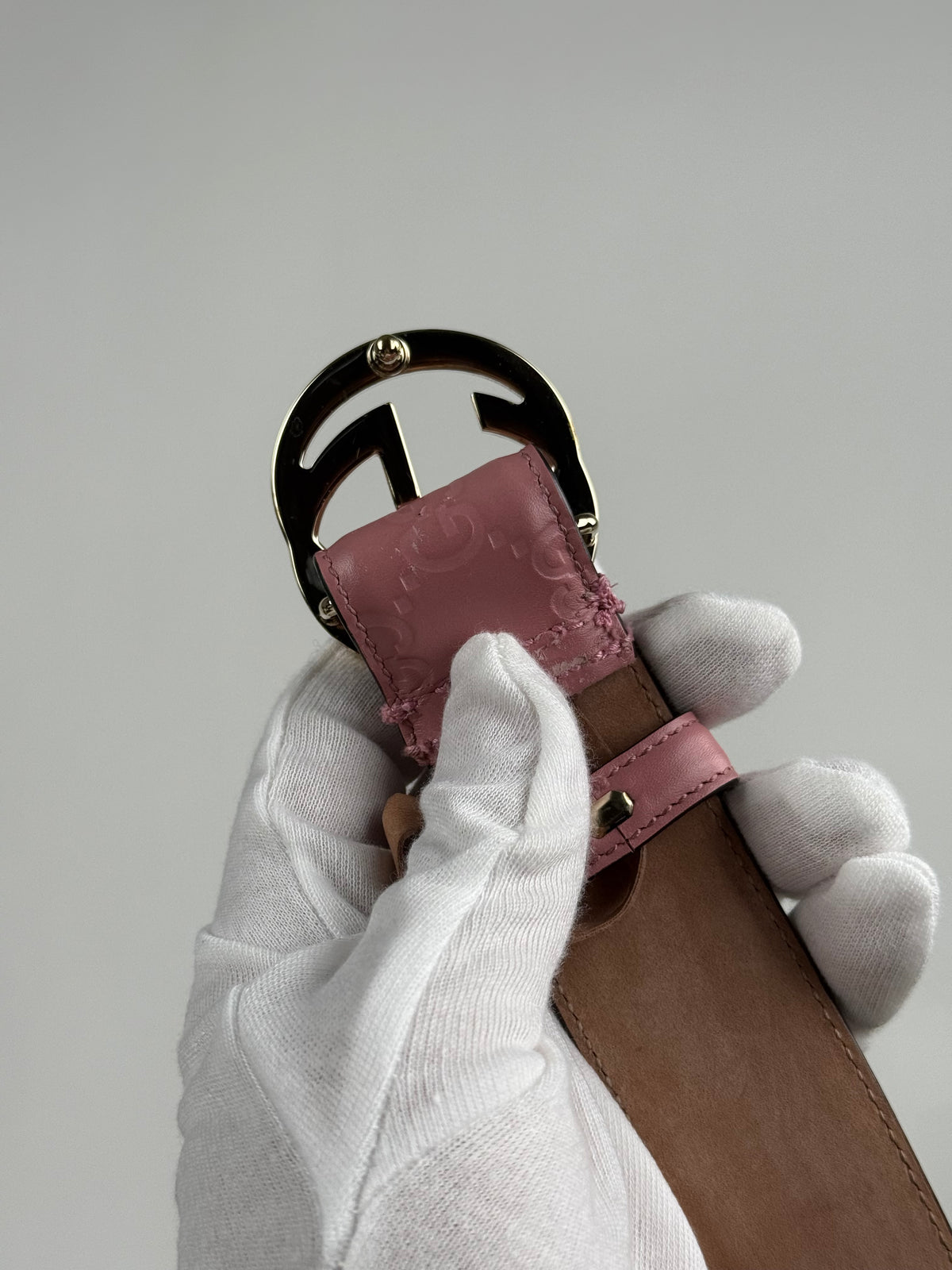 Cintura Gucci Rosa 100cm
