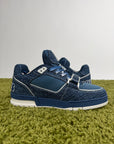 Louis Vuitton Trainer in Denim Blu 9.5