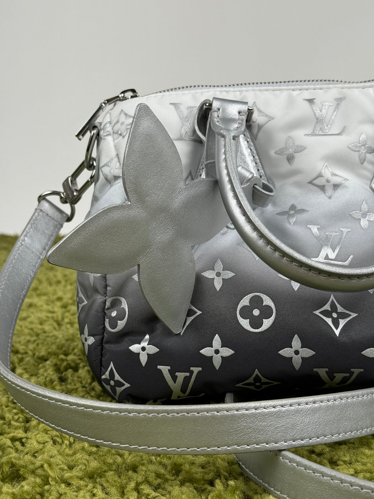Borsa Louis Vuitton Sky Speedy Bandoulière 25 Grigio Multicolor