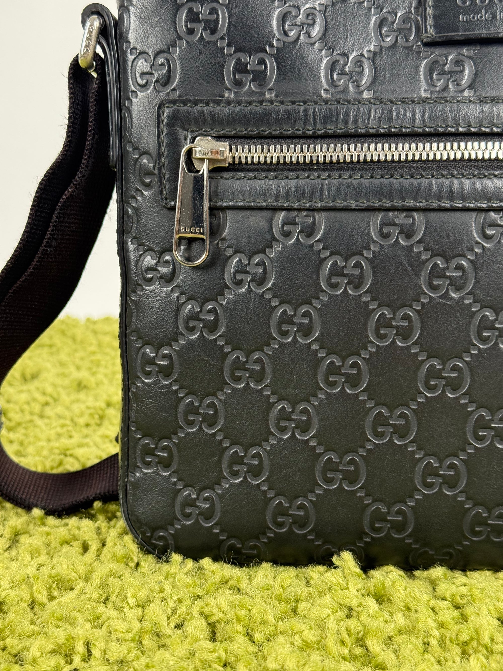Borsello Gucci in Pelle Nera