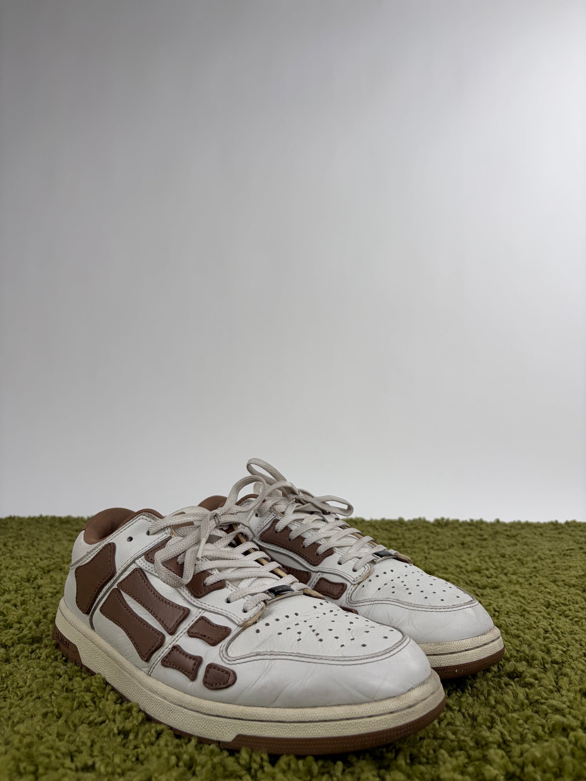 Amiri skeleton Size 45 bianche e marroni