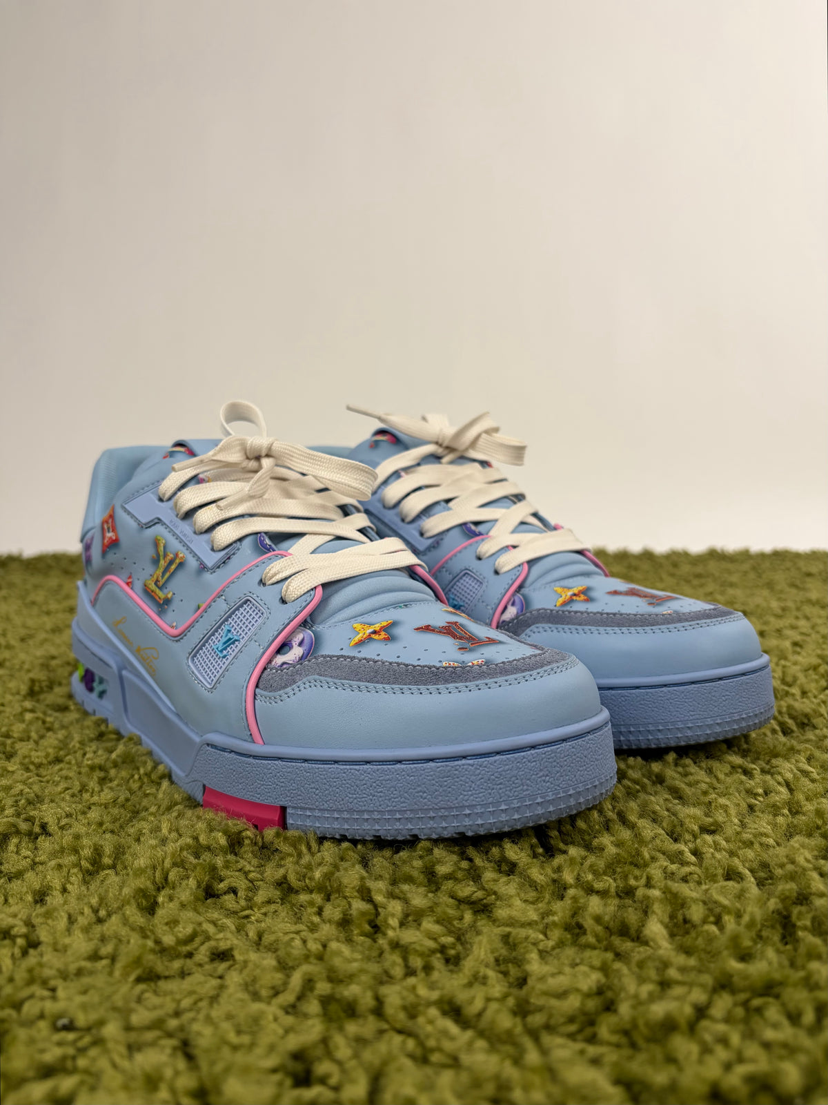 Louis Vuitton Trainer azzurro 7.5