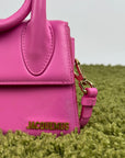 Borsa Jacquemus Le Chiquito Noeud Rosa