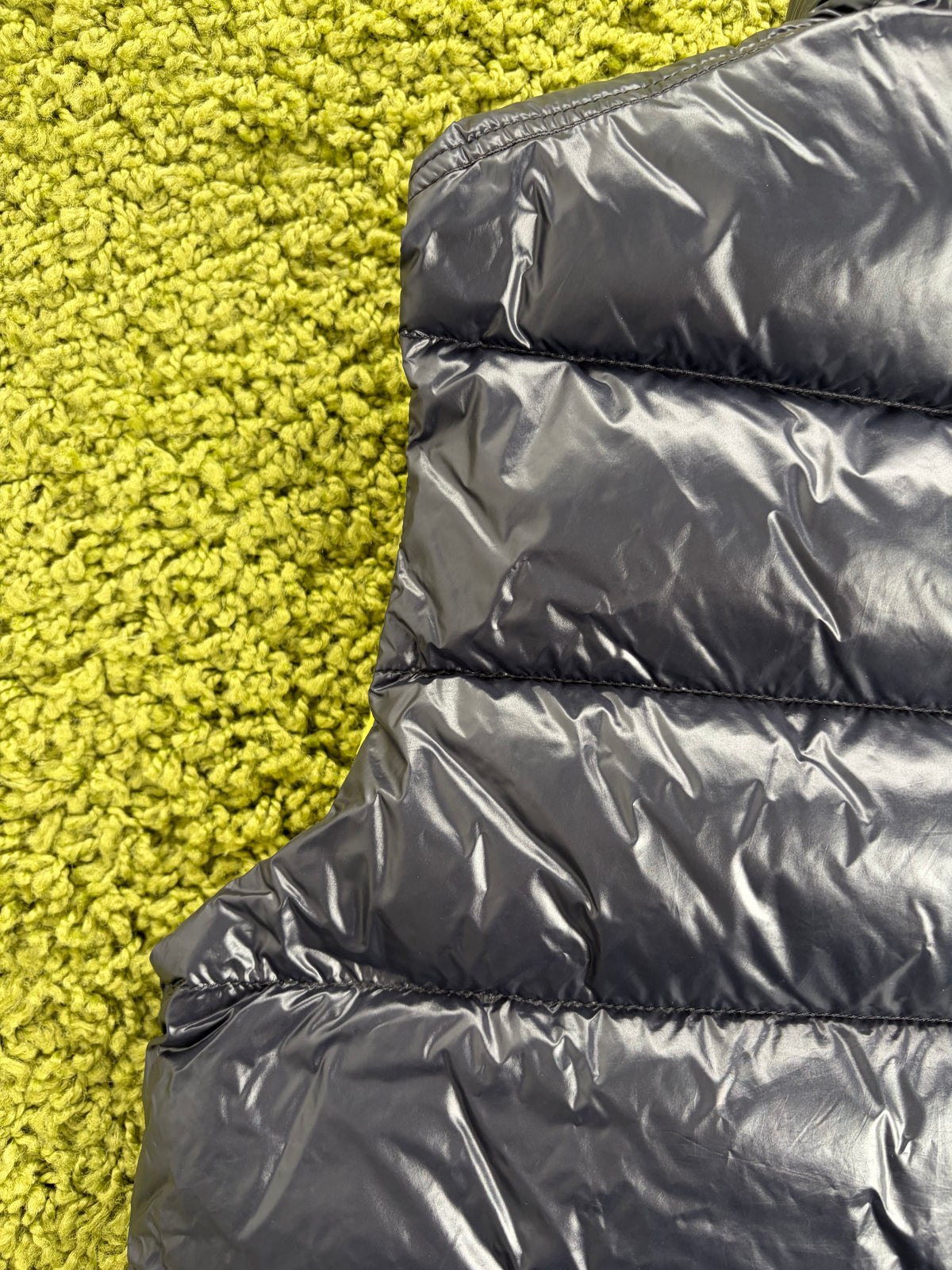 Gilet Moncler Parke in Nylon Nero