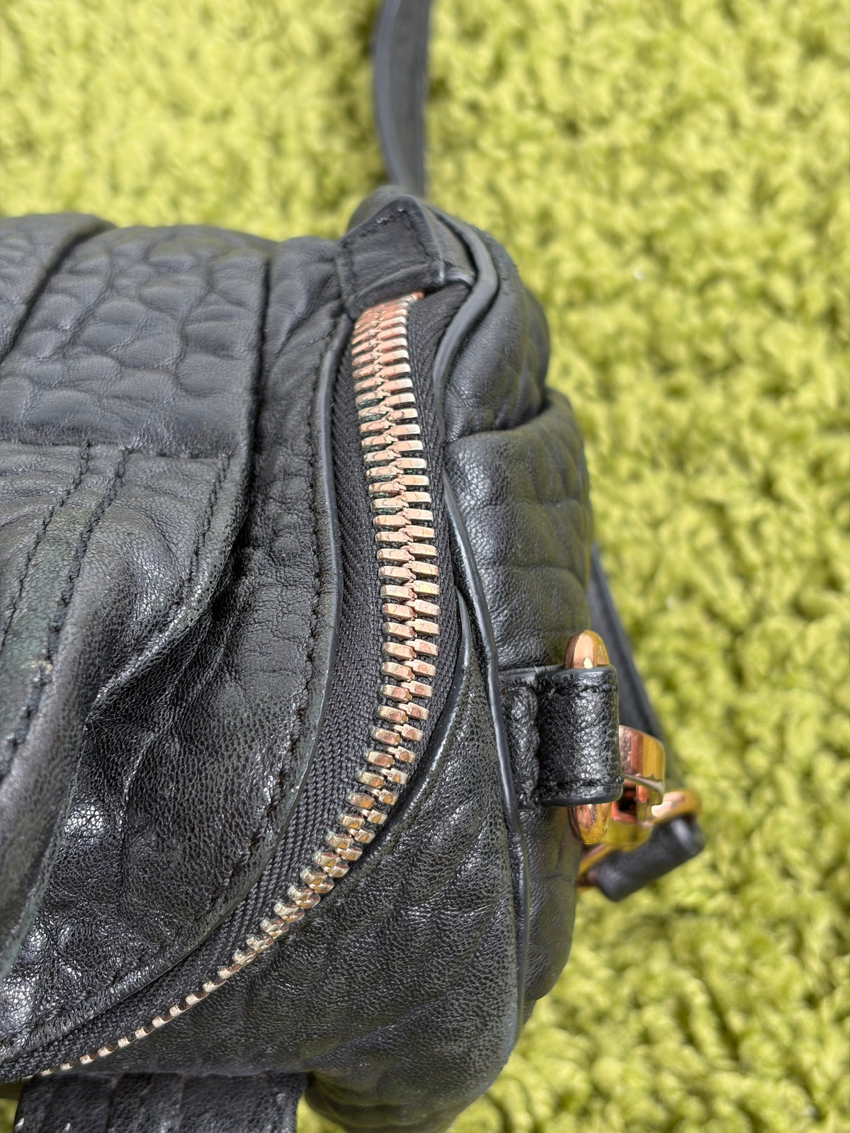 Borsa Alexander Wang Rockie in pelle nera