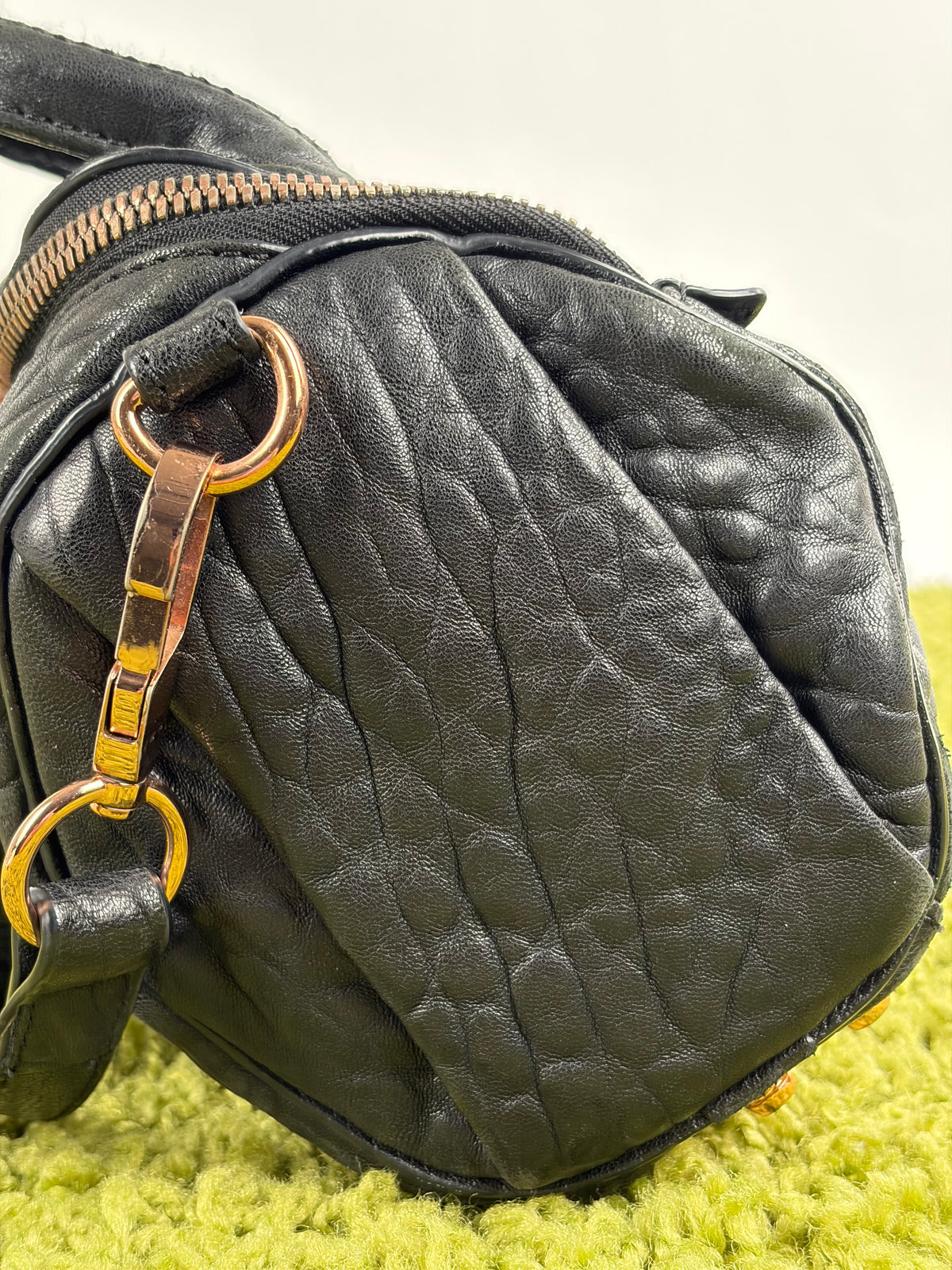 Borsa Alexander Wang Rockie in pelle nera