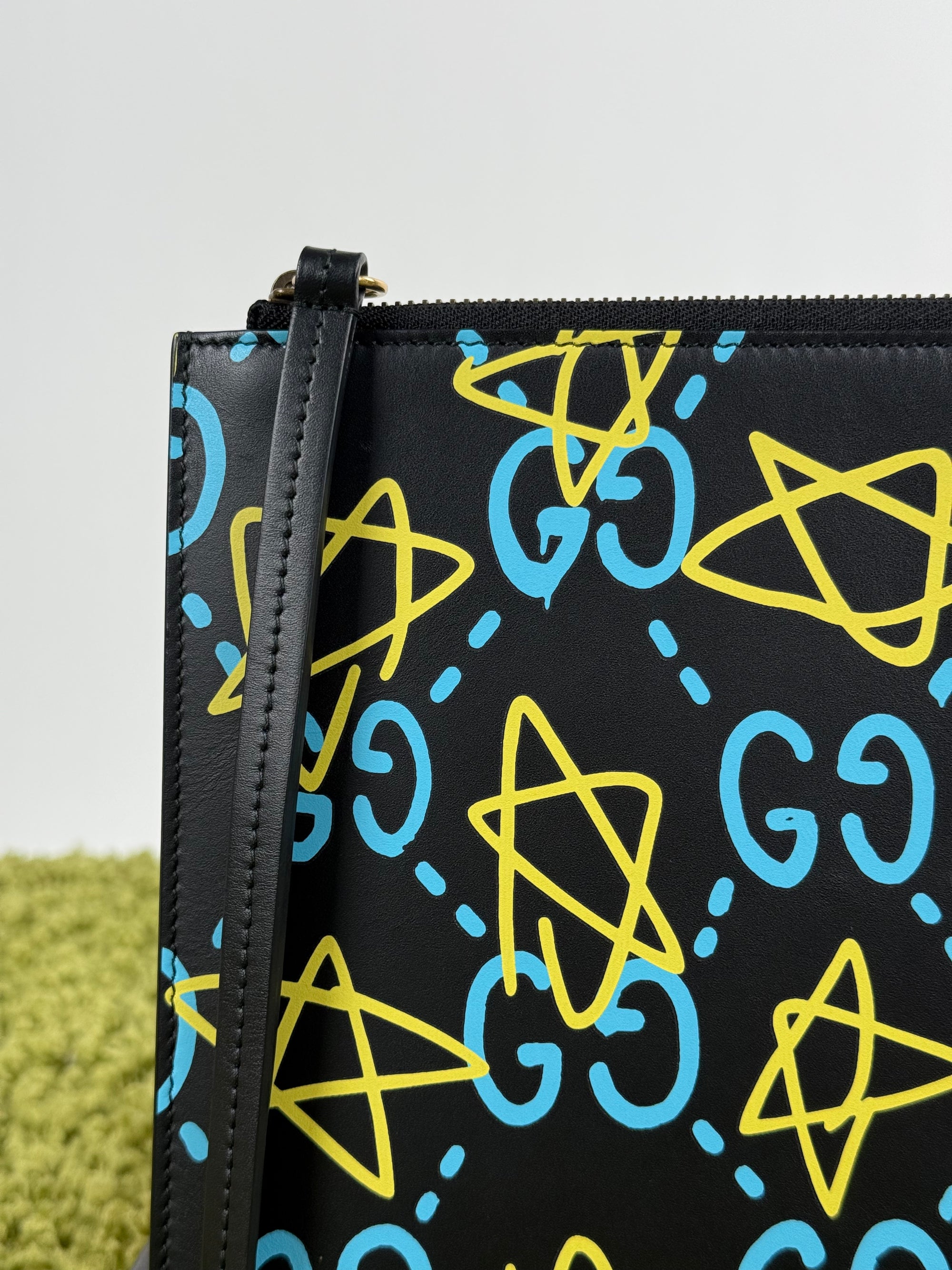 Pochette GucciGhost Nera Multicolor