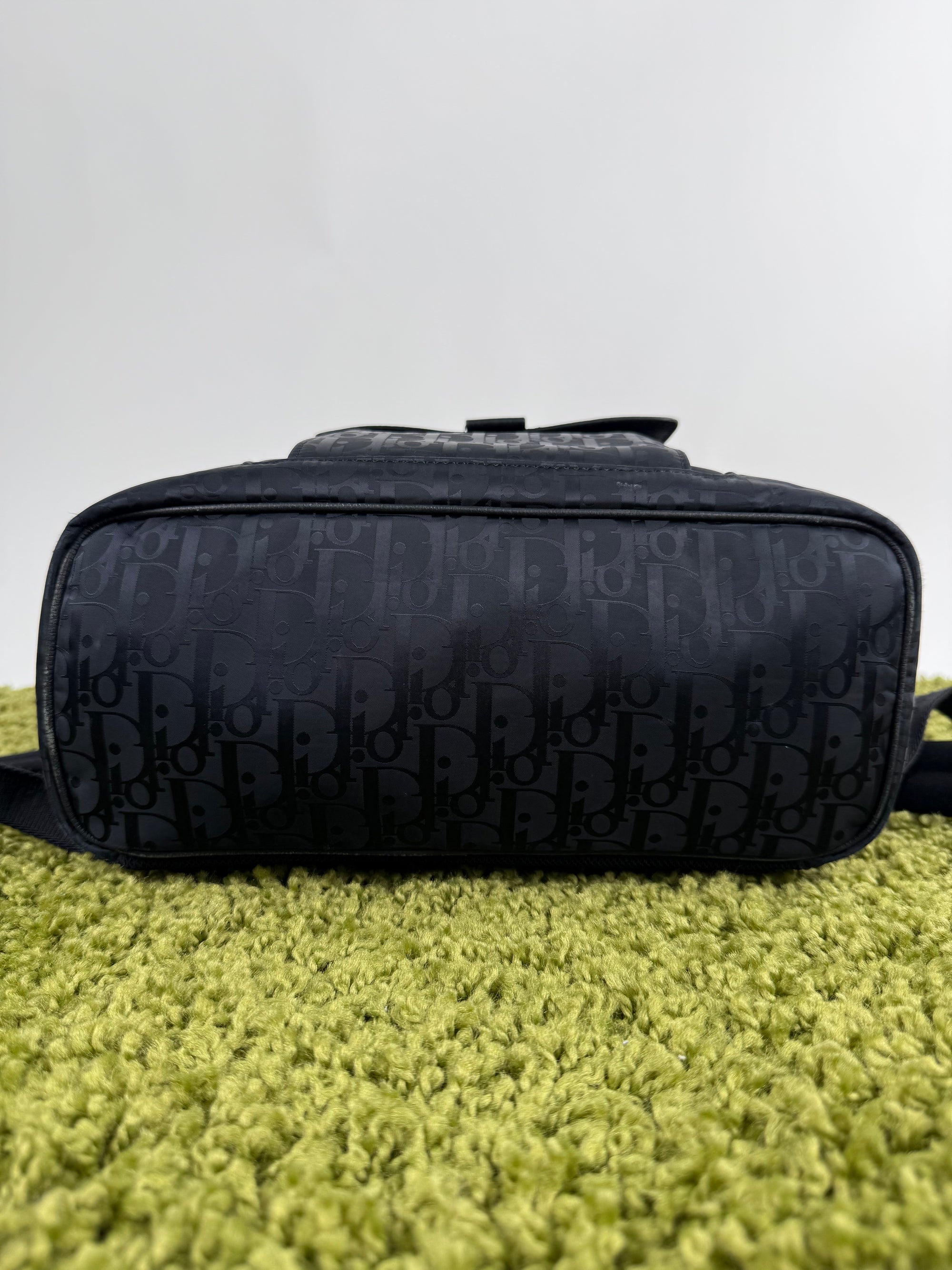 Zaino Dior in Jacquard e pelle di vitello