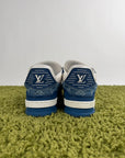 Louis Vuitton In Denim Blu 7.5