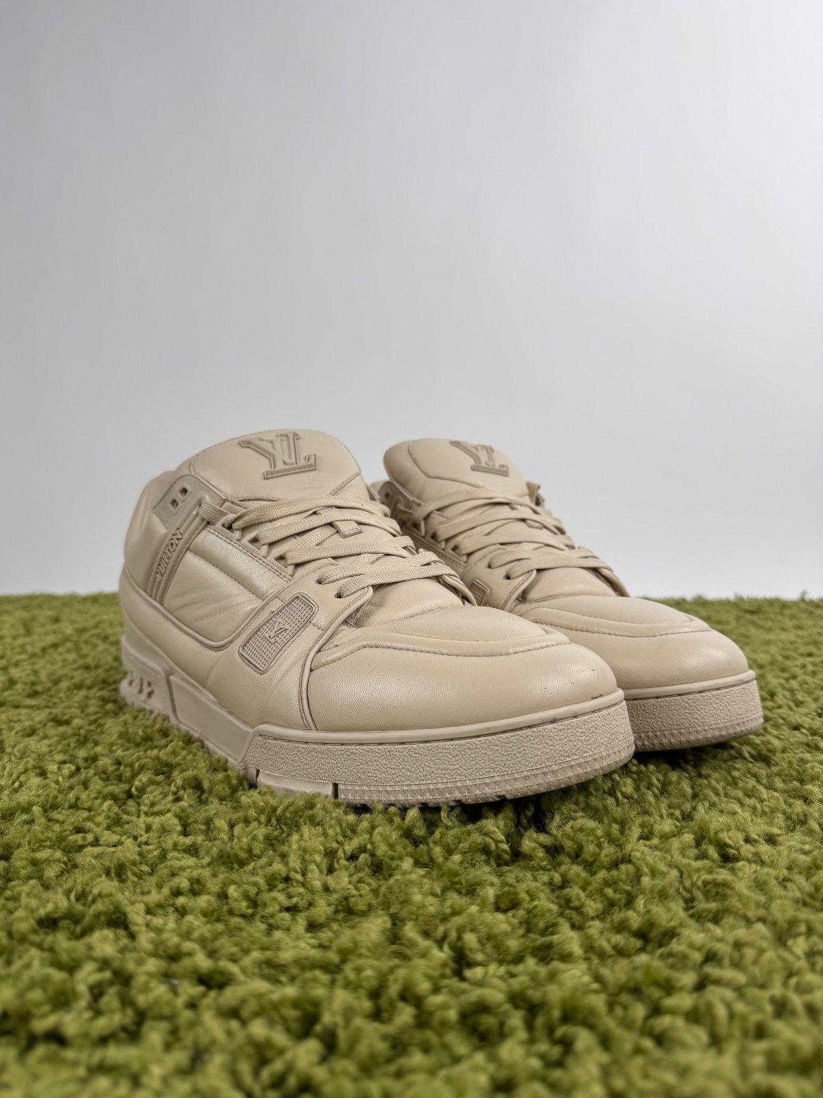 Louis Vuitton Trainer Puffer Beige 11 - Second Hand Di Fiore