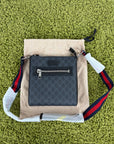 Borsello Gucci nero blu e rosso
