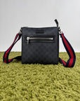 Borsa a tracolla Gucci GG Nero