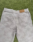 Jeans Louis Vuitton Monogram Beige 33