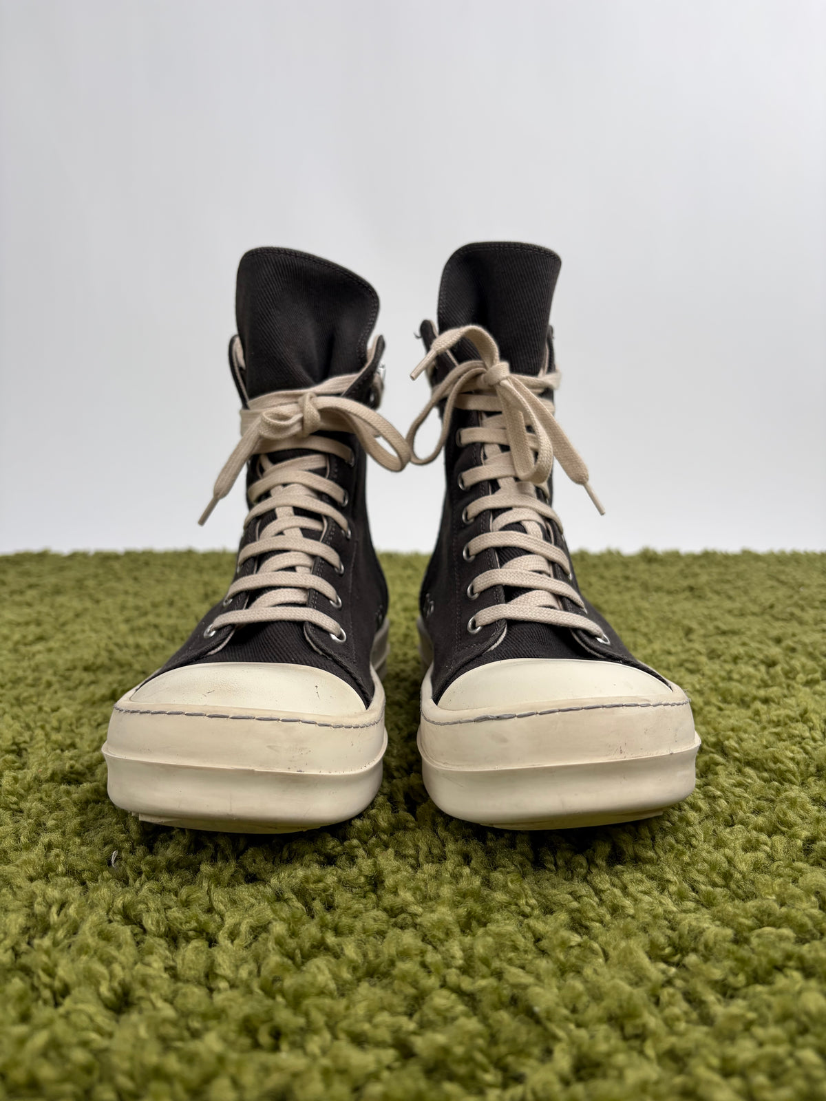 Rick Owens Ramones High DRKSHDW Grigio Scuro 39