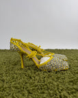 Tacchi Bottega Veneta Sparkle Stretch Gialli 39.5