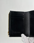 Portafoglio Bottega Veneta Tri-Fold Cassette Small Nero