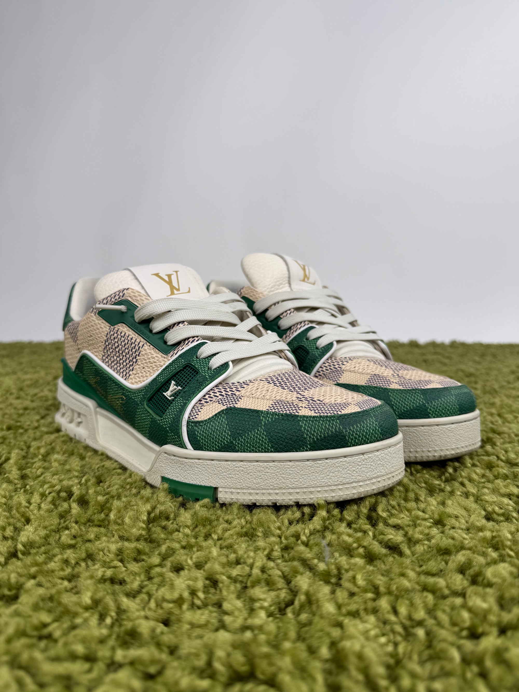 Louis Vuitton Trainer Verde 6.5
